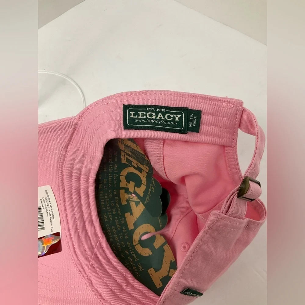 LEGACY Xavier U HBCU Light Pink Baseball Hat NWT Cotton Dad Cap Youth Adjustable